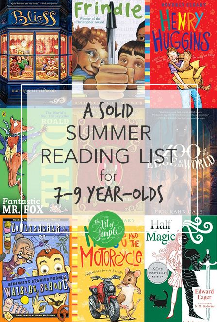 Summer Reading List For a 7-Year-Old
